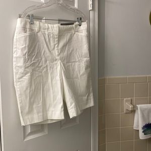 Women’s white shorts